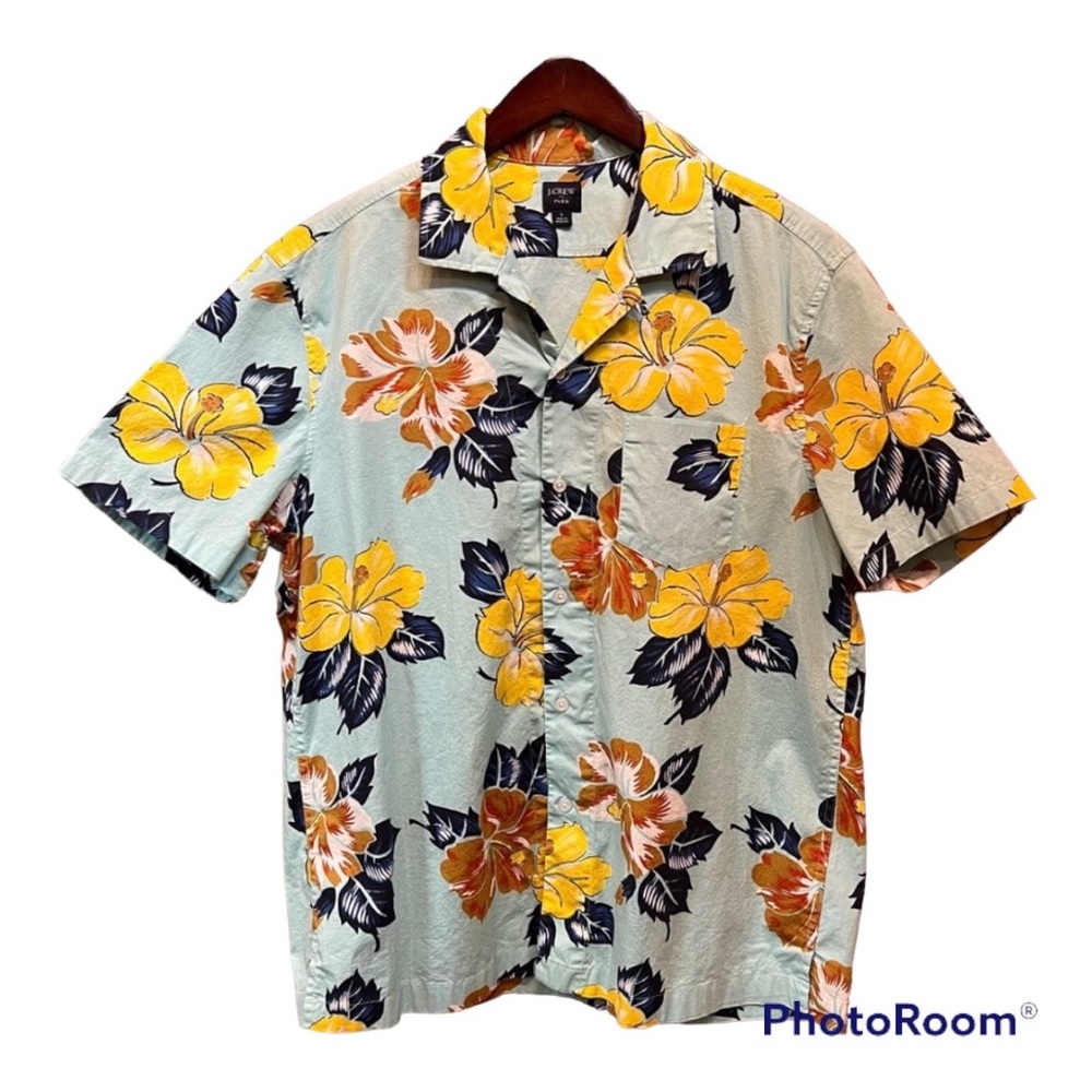 J.CREW •• FLEX Sz large tropical print